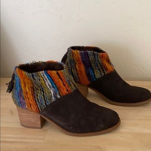 Toms ankle bootie. Size 8